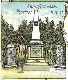 1902 Stadt Wilster - Kampfgenossen Denkmal zur Erinnerung an die Schleswig-Holsteinische Erhebung 1848 gegen Dänemark