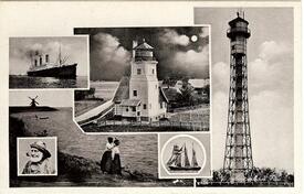 1911 Brokdorf an der Elbe - maritime Szenen 