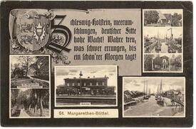 1917 St. Margarethen, Büttel, Landscheide, Marschbahn
