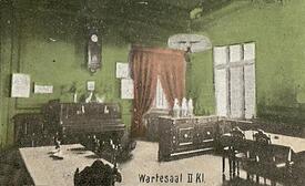 1900 Wartesaal II. Klasse im Bahnhof St. Margarethen