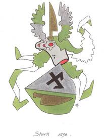 Wappen der Familie Stark aus der Wilstermarsch