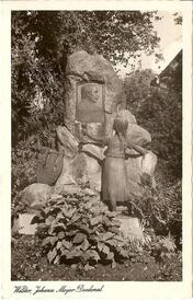 1938 Stadtpark in Wilster, Denkmal für den Dichter Johann Meyer