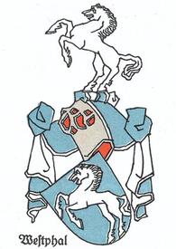 Wappen der Familie Westphal aus der Wilstermarsch