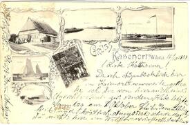 1898 Kasenort mit Gasthäusern Zur Schleuse und Sommerlust