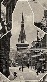 1920 Wilster im Winter - Kirche St. Bartholomäus