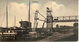 1915 Hafen in St. Margarethen (Elbe)