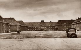 1950 Für das Sommerlager der MSW genutzter Kasernenkomplex in List auf der Insel Sylt