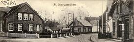 1914 St. Margarethen  -   Einmündung der Dorfstraße in die Hauptstraße