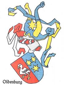 Wappen der Familie Oldenburg aus der Wilstermarsch