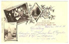 1898 Basar des Militair-Vereins, Denkmale in der Stadt Wilster
