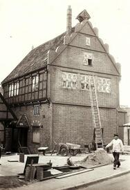 1975 Renovierung des Alten Rathauses in Wilster