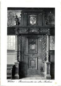 1922 Tür zur Gerichtsstube im Alten Rathaus in Wilster