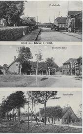 1930 Kleve - Dorf am Übergang von Marsch und Geest, Stumpfe Ecke, Sandkuhle