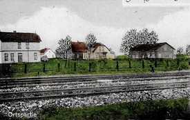 1963 "St. Margarethen Bahnhof" in Flethsee in der Gemeinde Landscheide in der Wilstermarsch 