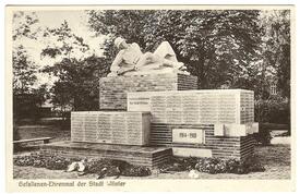 1929 Denkmal für die Gefallenen des I. Weltkrieges im Stadtpark der Stadt Wilster