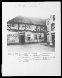 1914 Gasthaus Waffenhalle an der Deichstraße in Wilster