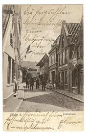 1904 Deichstraße und Wende in der Stadt Wilster