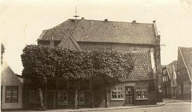 1926 Wende und Deichstraße in der Stadt Wilster