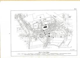 Lageplan der Stadt Wilster 1914