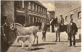 1906 Gasthof Zur Linde am Kohlmarkt in der Stadt Wilster