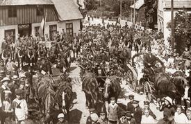 1920 St. Margarethen - Festumzug der Ring- oder der Rolandsreiter