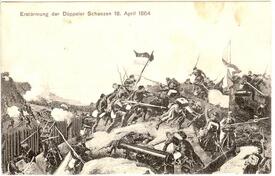 1914 Fünfzigster Jahrestag der Erstürmung der Düppeler Schanzen im Schleswig-Holsteinischen Krieg zwischen  Preußen, Österreich und Dänemark