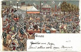 1908 Gruss vom Itzehoer Volksfest