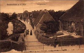 1911 Beidenfleth an der Stör, Straße Langereihe