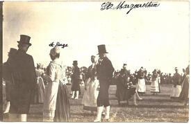 1919 Vorführung der Wilstermarsch Tracht in St. Margarethen