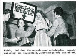 1955 Nähstube Jugend-Rot-Kreuz Mittelschule Wilster - Bericht in Das Sternchen, Heft 43