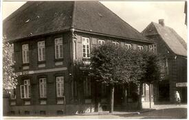 1934 Gasthof Zur Linde am Kohlmarkt in der Stadt Wilster