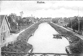 1904 Hafen von Büttel (Elbe)