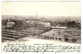 1900 Blick aus Nordwesten auf die Stadt Wilster