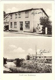1940 Kudensee - Kolonialwarenladen, Gasthof Zur Linde