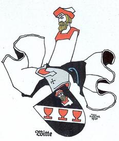 Wappen der Familie Witte oder Witt aus der Wilstermarsch