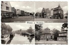 1957 Stadt Wilster - Op de Göten, Markt, Wilsterau am Brook, Trichter