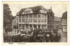 1915 Marktplatz, Op de Göten - Markttag in Wilster