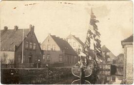 1911 Wilsterau bei der Schott-Brücke - Feier der Schiffergilde EINTRACHT