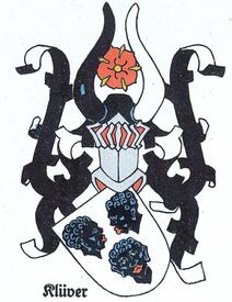 Wappen der Familie Klüver aus den holsteinischen Elbmarschen