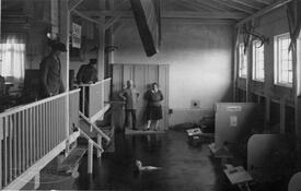 1920 Überflutete Schützenhalle - schwere Überschwemmung in Wilster