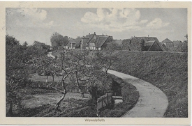 1925 Wewelsfleth
Zufahrt vom Vorland vor dem Deich der Stör zur Straße Deichreihe