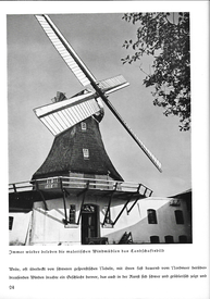 1936 Schleswig-Holstein - Bildband - Reihe "Die deutschen Bücher"
- Getreidemühle - ein Galerie-Holländer -