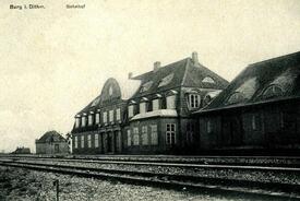 1925 Bahnhofsgebäude in Burg in Dithmarschen