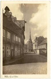 1933  „Op de Göten“ – die vormalige Marktstraße in der Stadt Wilster
