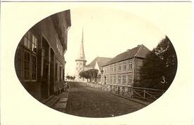 1865 Marktstraße - jetzige Op de Göten in der Stadt Wilster