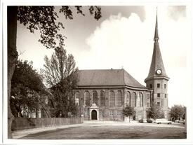 1970 St. Bartholomäus Kirche, Marktplatz in Wilster