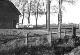 1969 Blick von Dammfleth auf die Stadt Wilster
