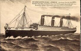 1913 Dampfer IMPERATOR