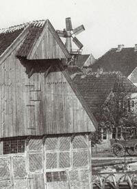 1870 Fünfflügelige Spinnkopfmühle an der Blumenstraße in Wilster