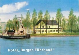 1966 Nord- Ostsee Kanal, Fähre Burg